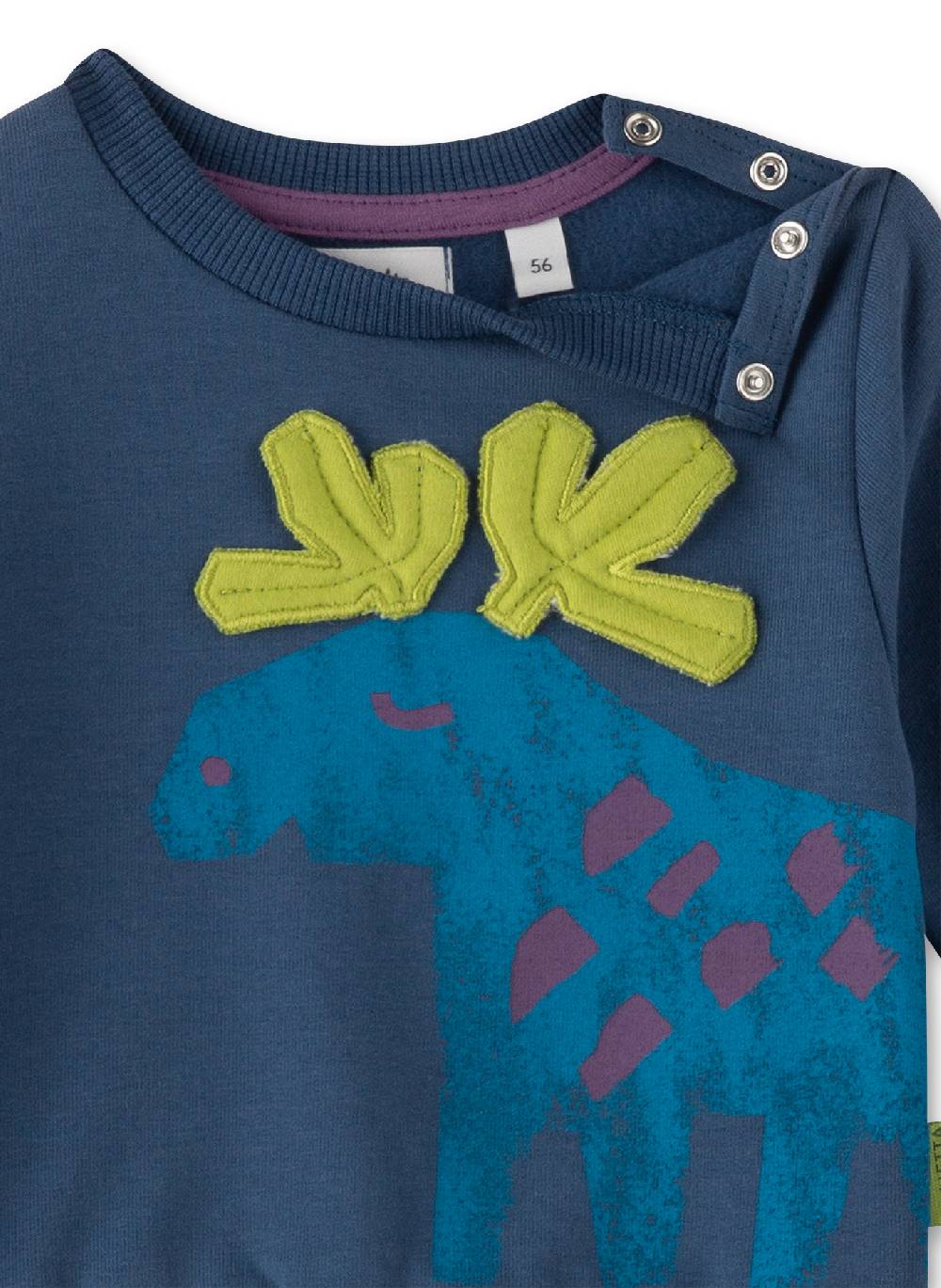 Sanetta Jungen-Sweatshirt Blau Fabrikverkauf