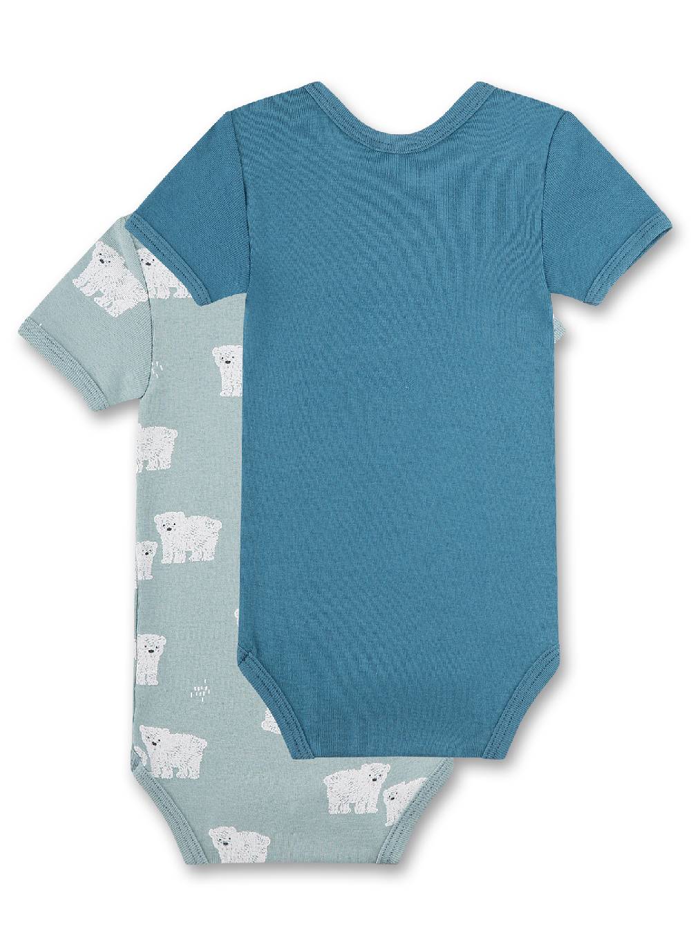 Sanetta Baby-Body langarm (Doppelpack) Blau Online