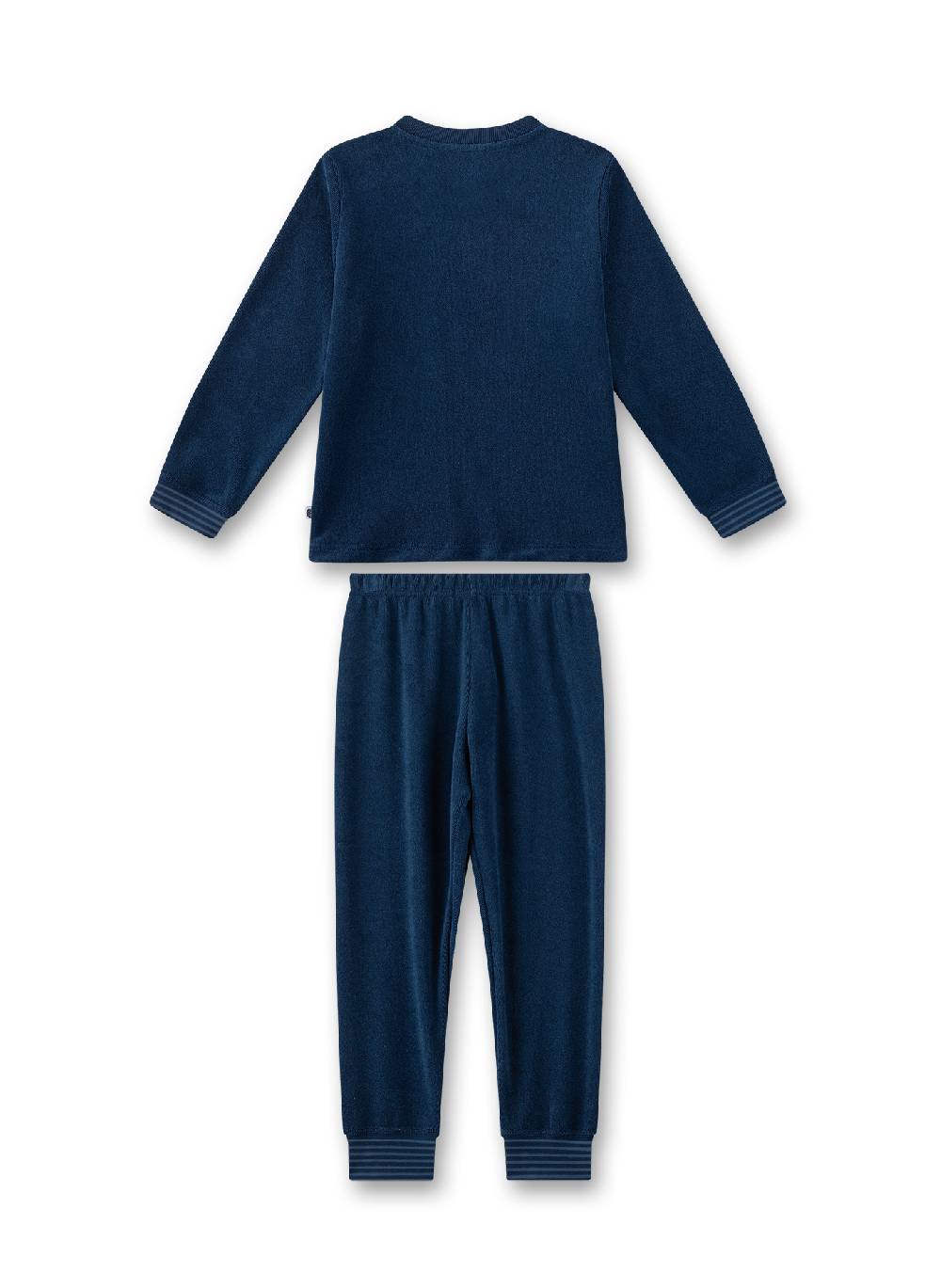 Sanetta Jungen-Schlafanzug Blau aus Frottee Outlet