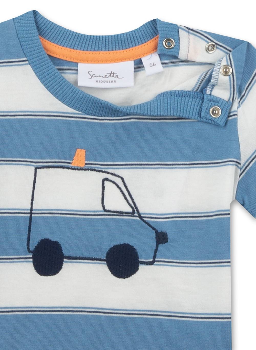 Sanetta Jungen T-Shirt Blau Schlussverkauf