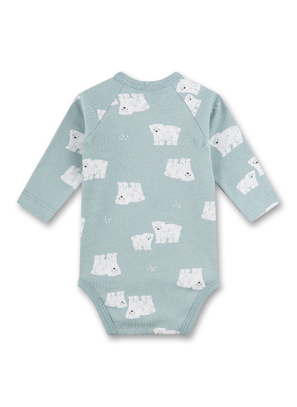 Sanetta Baby-Wickelbody Blau Letzter Tag