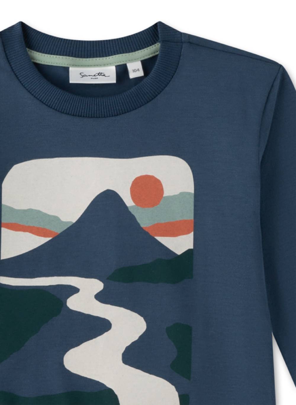 Sanetta Jungen-Langarmshirt Blau Auslauf