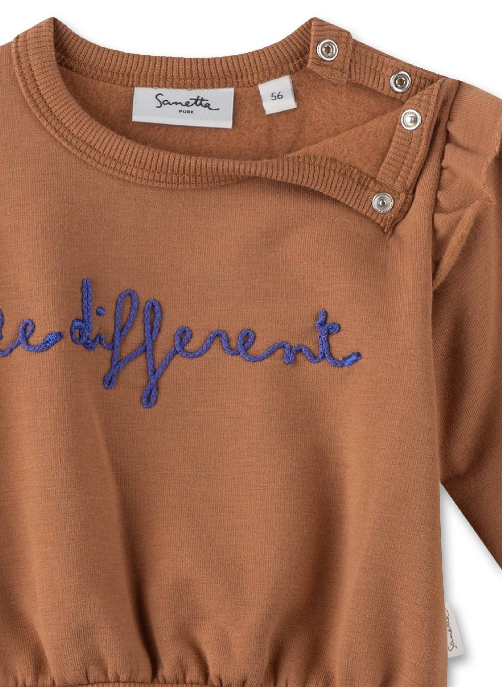 Sanetta Mädchen-Sweatshirt Braun Schlussverkauf
