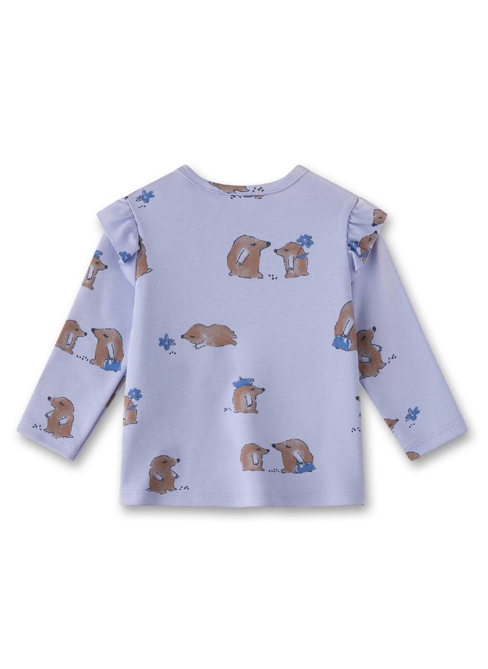 Sanetta Mädchen-Langarmshirt Blau Blitzverkäufe