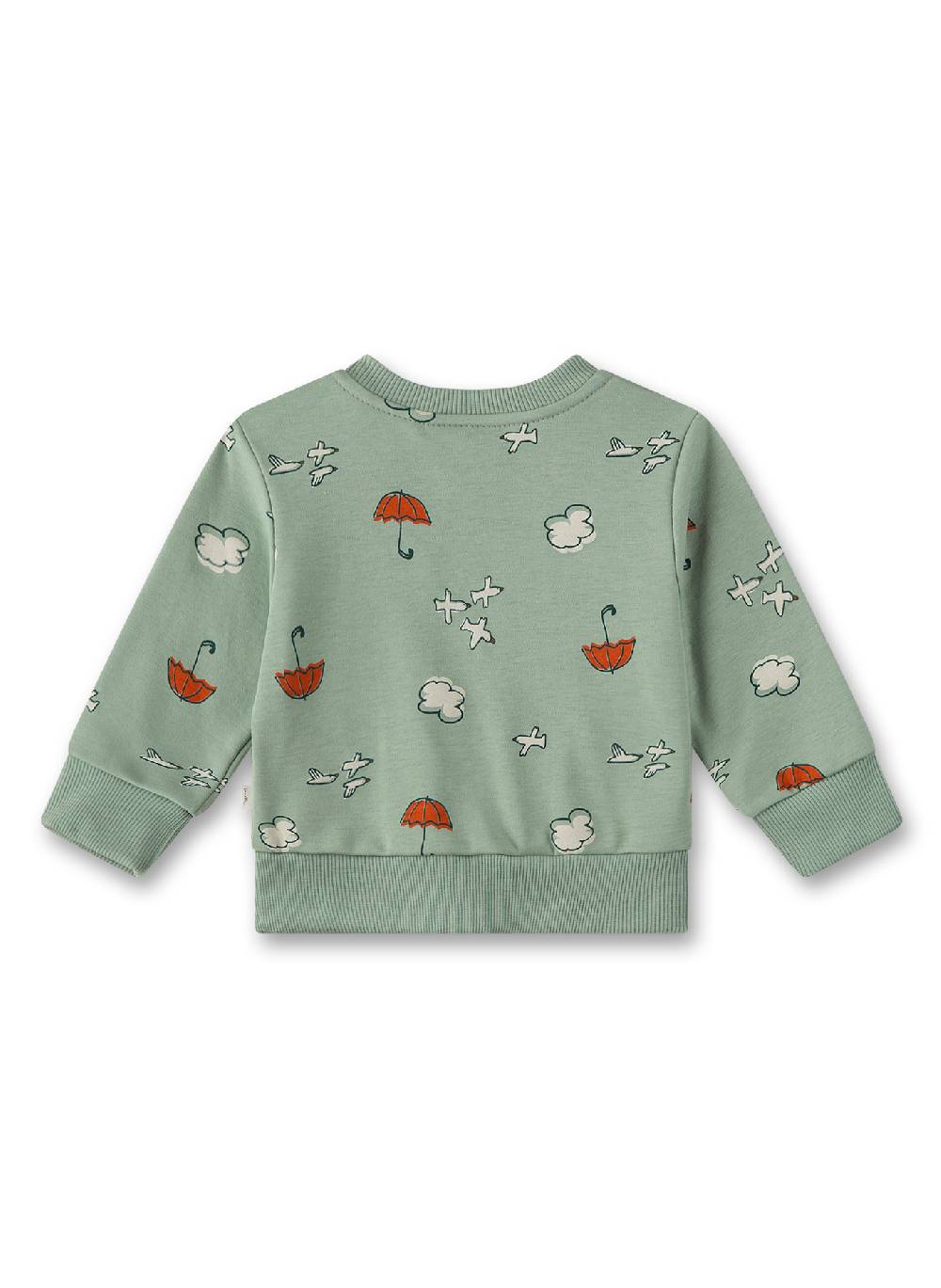 Sanetta Jungen-Sweatshirt Grün Fabrikverkauf