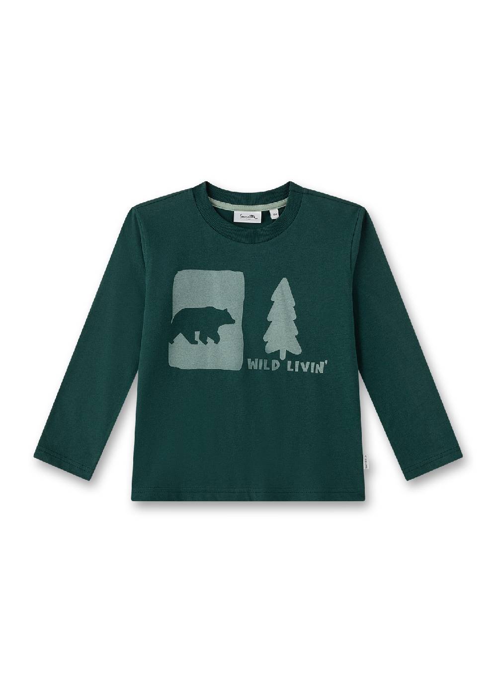 Sanetta Jungen-Langarmshirt Grün