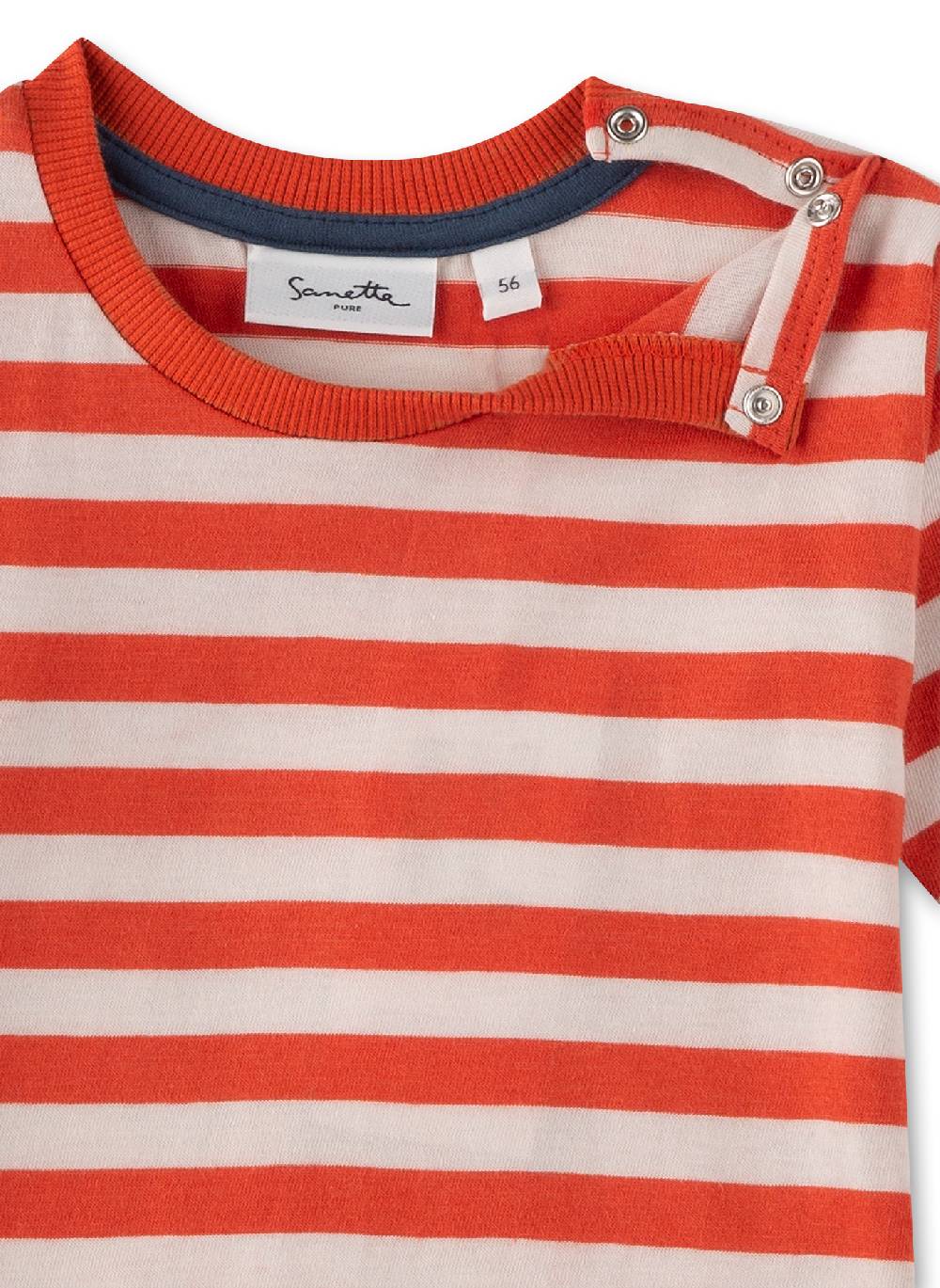 Sanetta Jungen-Langarmshirt Orange Auslauf