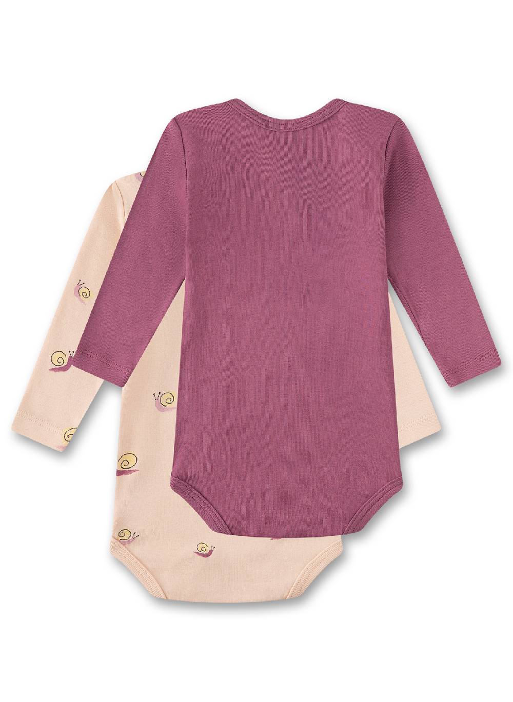 Sanetta Baby-Body langarm (Doppelpack) Beige im Angebot