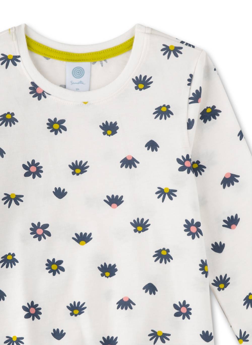 Sanetta Mädchen-Schlafanzug lang Off-White Angebote