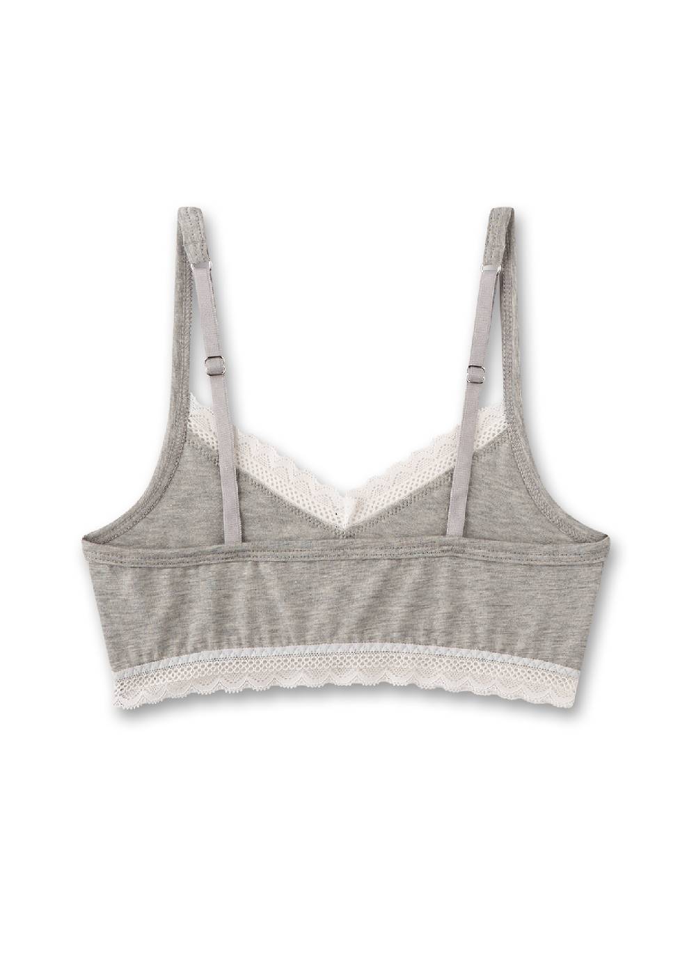Sanetta Mädchen-Bustier Grau Fabrikverkauf