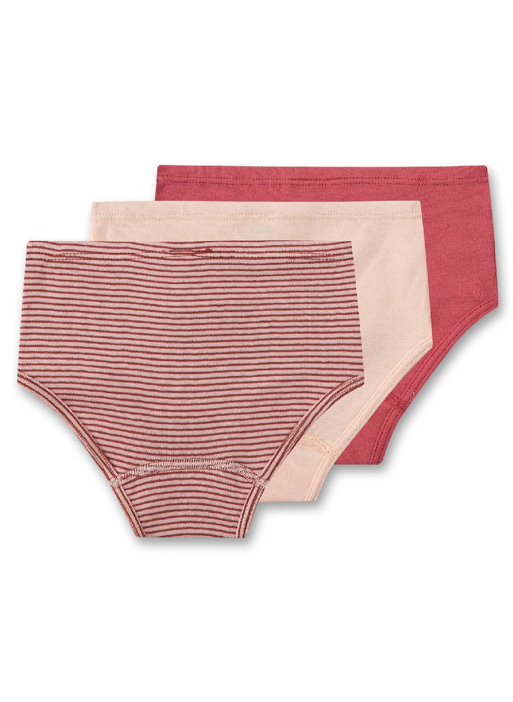 Sanetta Mädchen-Hipslip (Dreierpack) Rot Blitzverkäufe