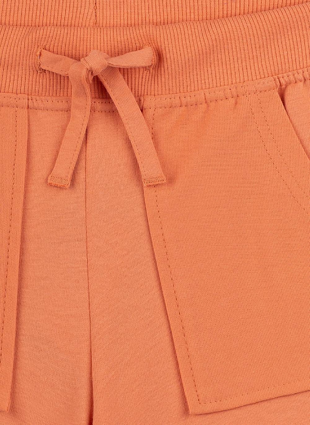 Sanetta Jungen-Sweatshorts Orange Günstiger Verkauf
