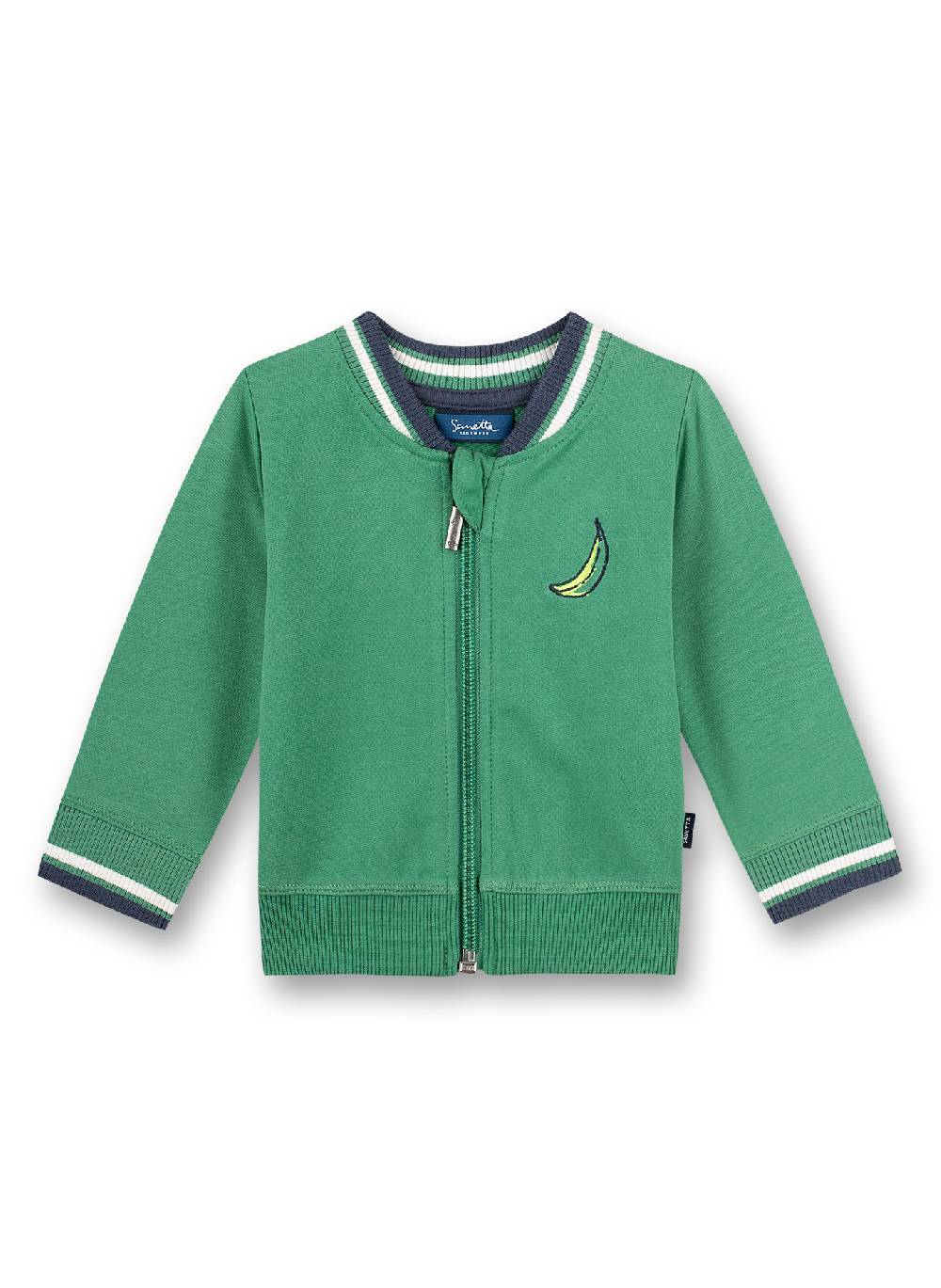 Sanetta Jungen-Sweatjacke Grün