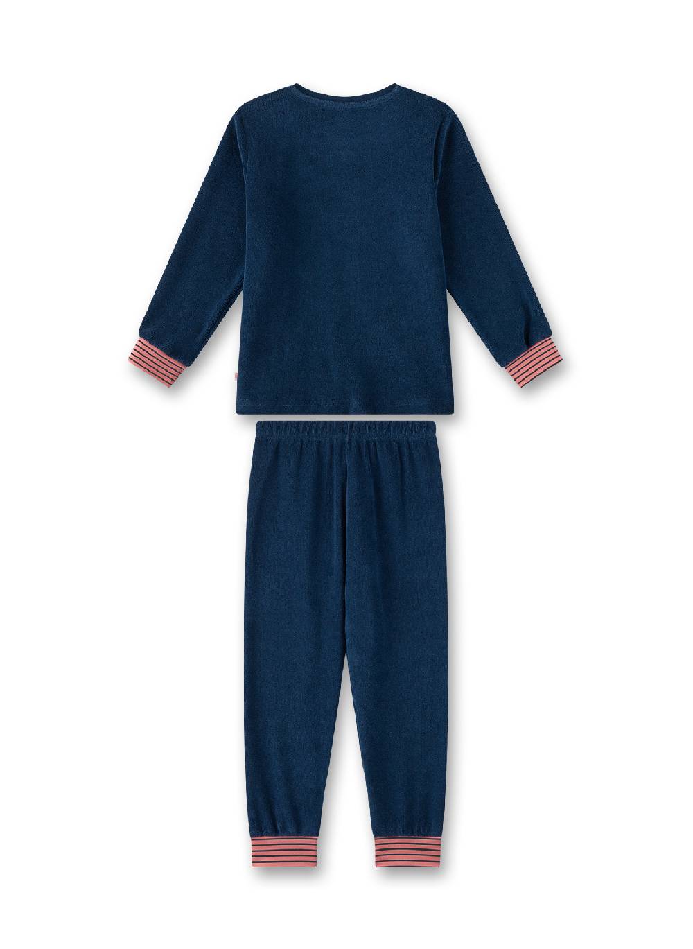 Sanetta Mädchen-Schlafanzug Blau aus Nicki im Angebot