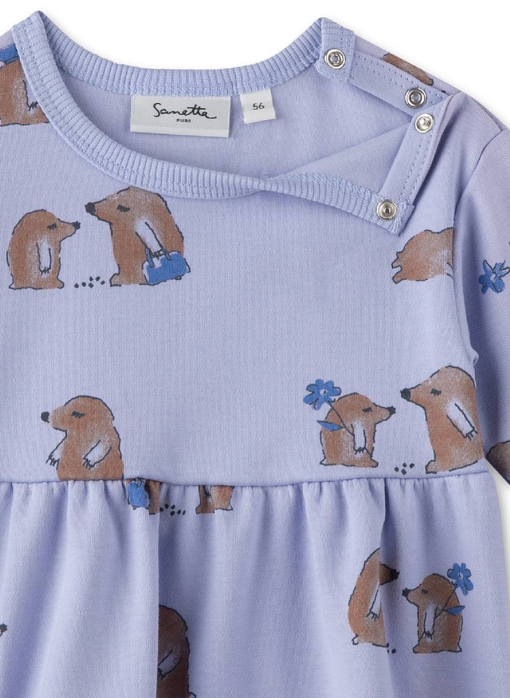 Sanetta Mädchen-Kleid Blau Outlet