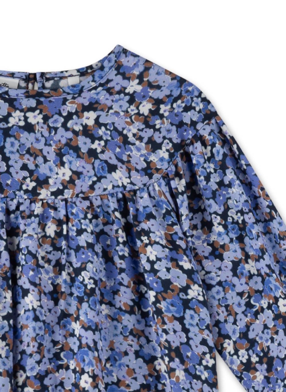 Sanetta Mädchen-Kleid Blau Günstiger Verkauf