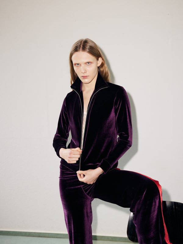 Simone Wild Velvet Zip Jacket Auslauf