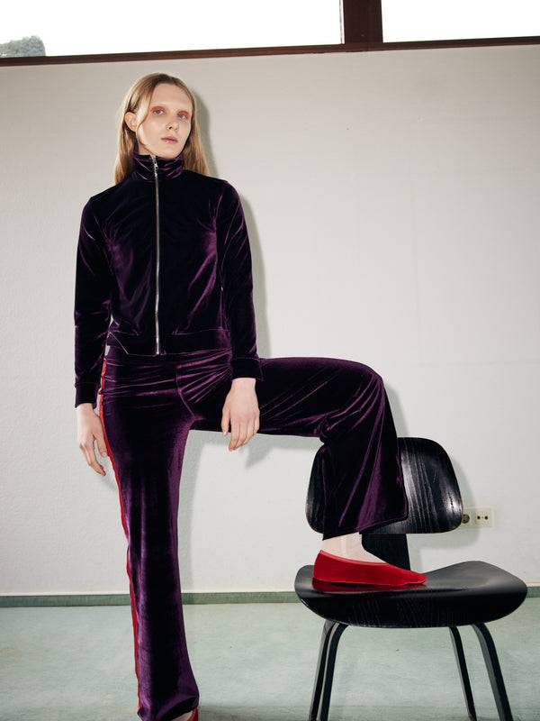 Simone Wild Velvet Zip Jacket Auslauf