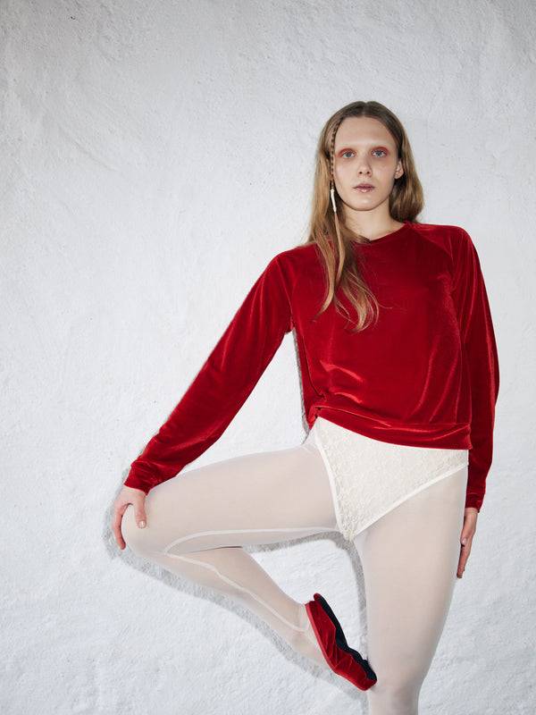 Simone Wild Velvet Raglan Sweater Angebote