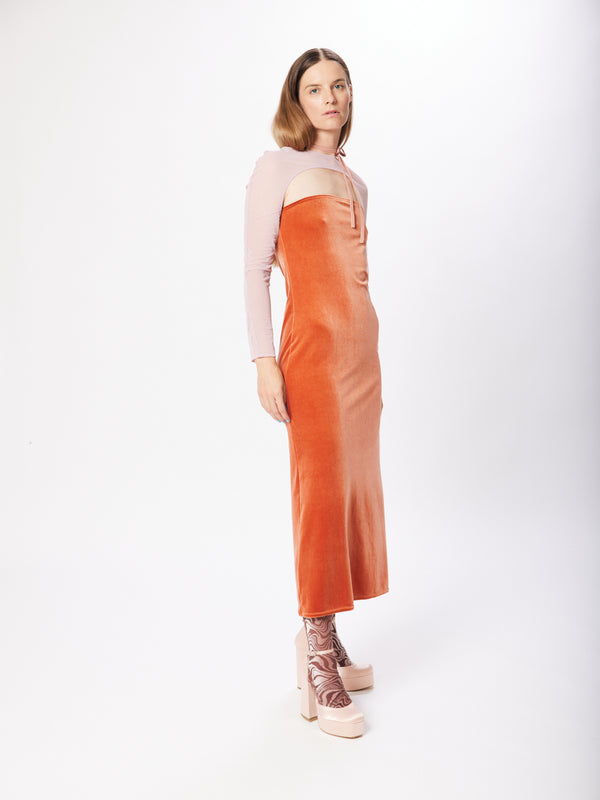 Simone Wild Velvet Dress Daisy Günstiger Verkauf