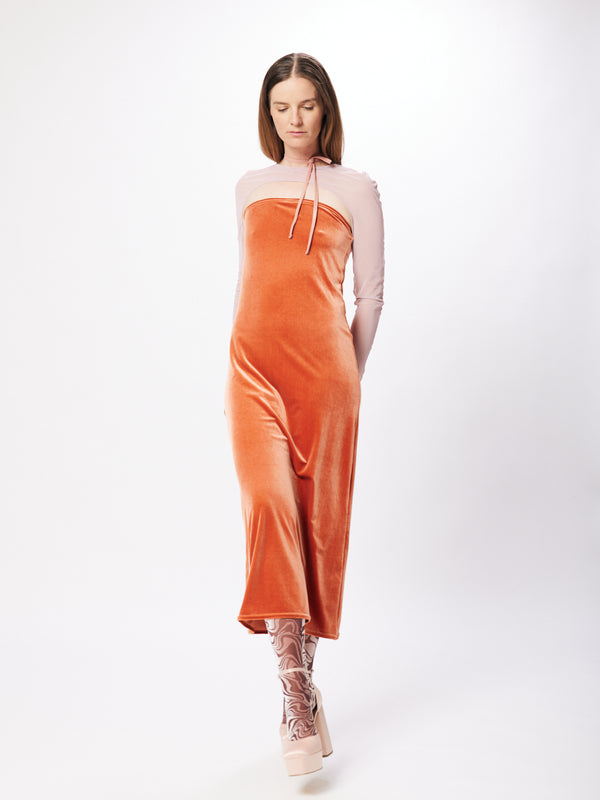 Simone Wild Velvet Dress Daisy Günstiger Verkauf