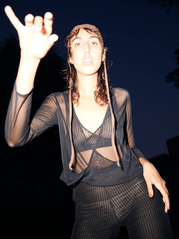 Simone Wild Net Wrap Blouse Hotsell