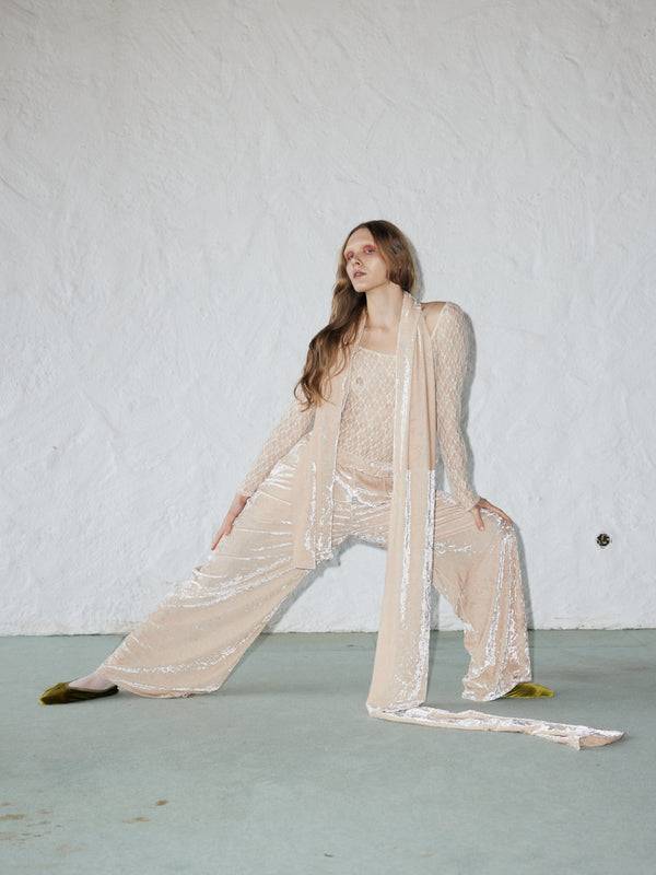 Simone Wild Hammered Velvet Pocket Pants Günstiger Verkauf