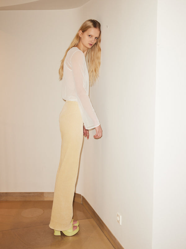 Simone Wild Corduroy Wide Leg Pants Verkauf