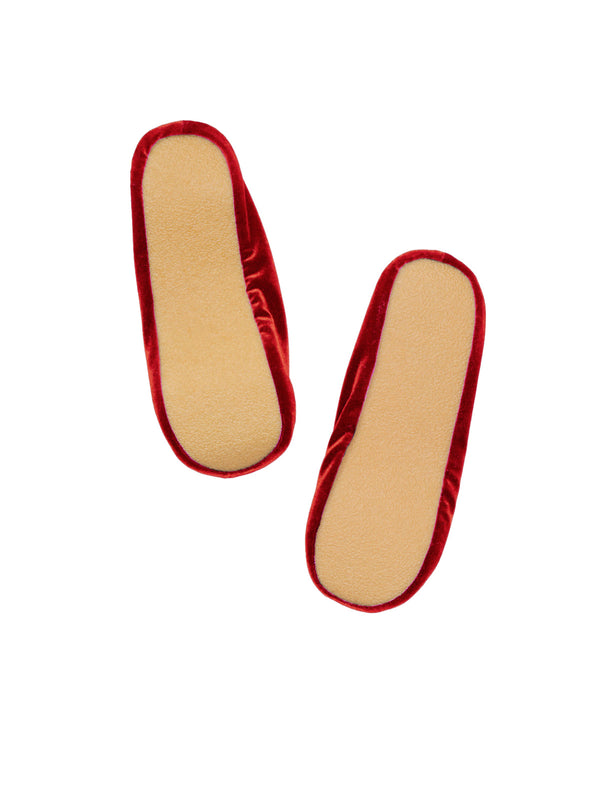 Simone Wild Velvet Ballet Slipper Online