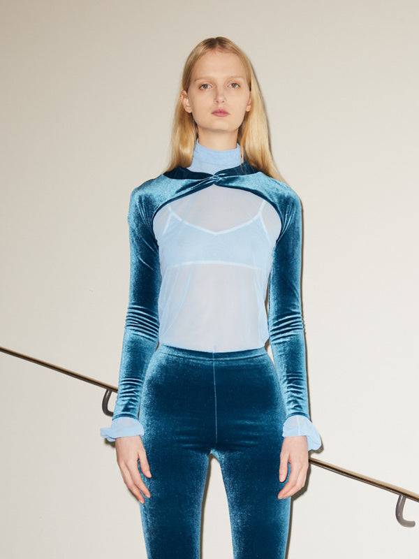 Simone Wild Velvet Knot Sleeves Günstiger Verkauf
