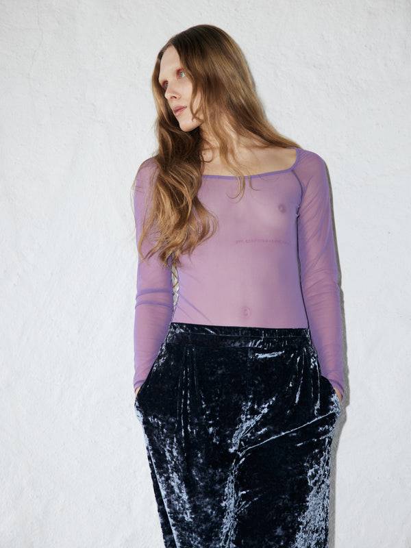Simone Wild Mesh Body Swan Outlet