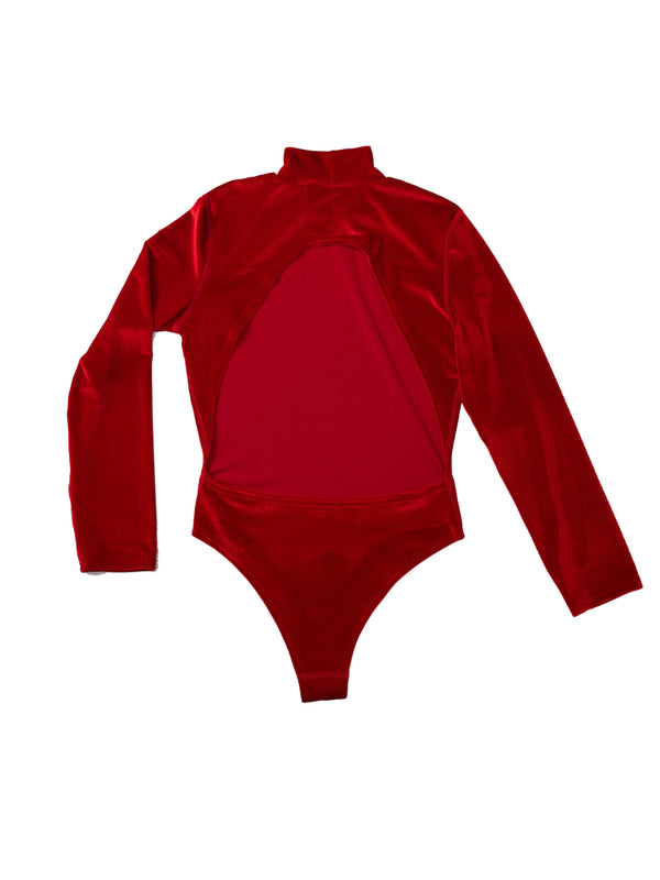 Simone Wild Velvet Body High Neck Auslauf