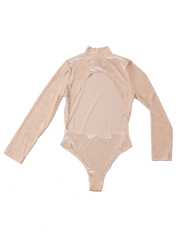 Simone Wild Velvet Body High Neck Verkauf