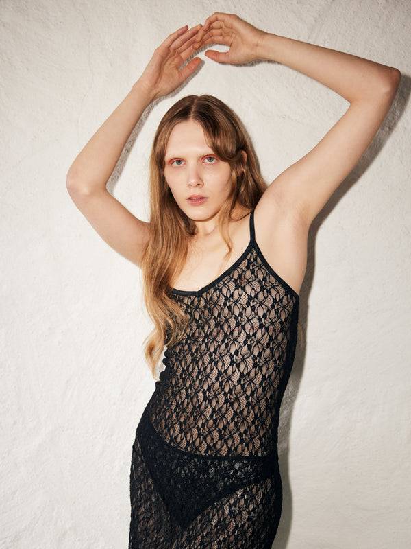 Simone Wild Lace Camisole Dress Hotsell