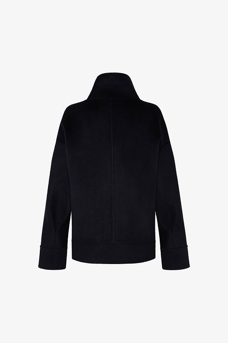 Sly 010 Gerade geschnittene Doubleface-Jacke mit Pattentaschen Meist gekauft