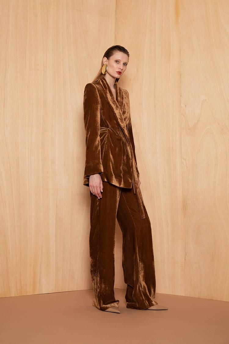 Sly 010 Hochgeschnittene Samthose Outlet