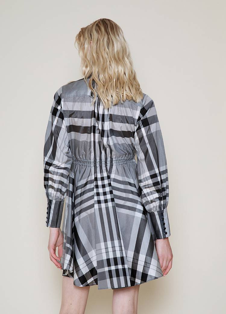 Sly 010 Hemdblusenkleid mit schwingendem Rock Günstiger Verkauf