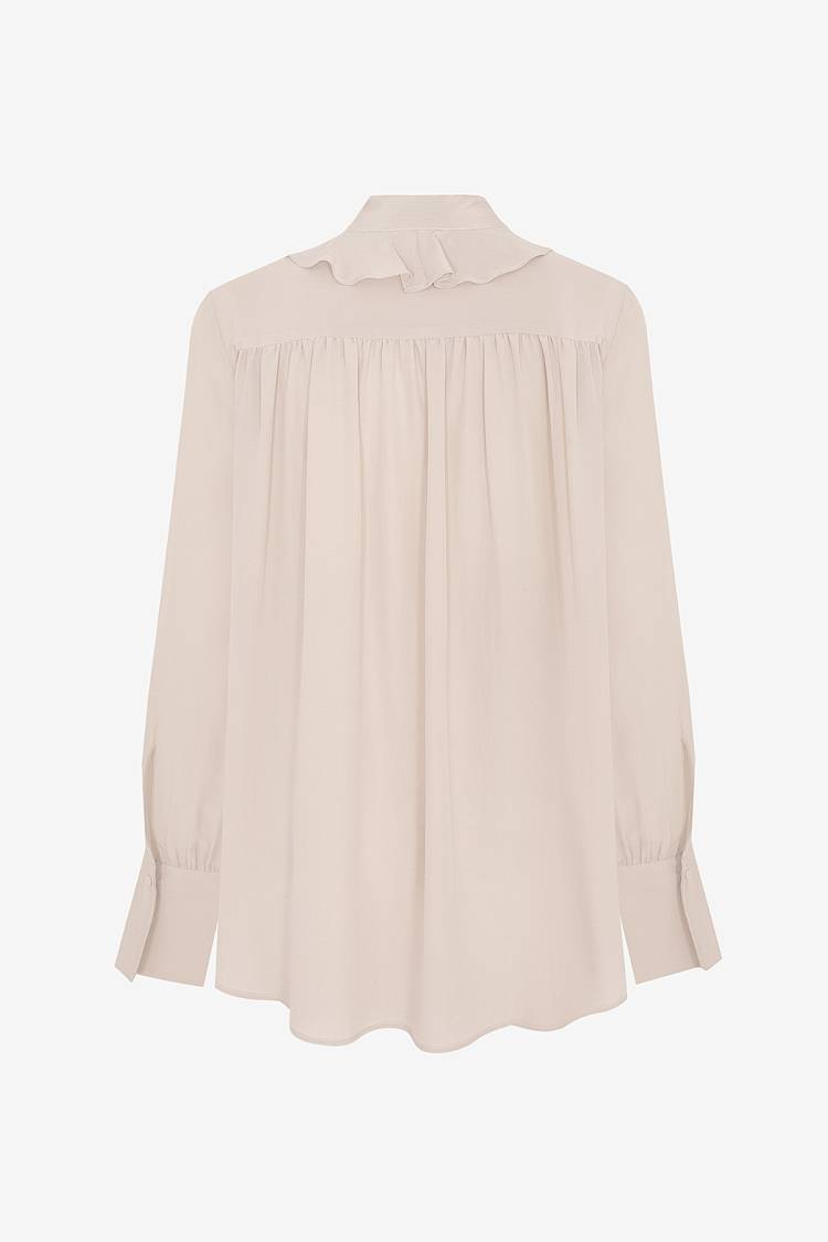 Sly 010 Seidenbluse mit Schluppe Fabrikverkauf