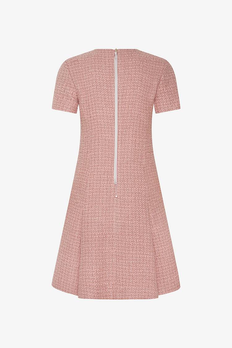 Sly 010 Kurzes Tweed-Kleid in A-Linie Auslauf