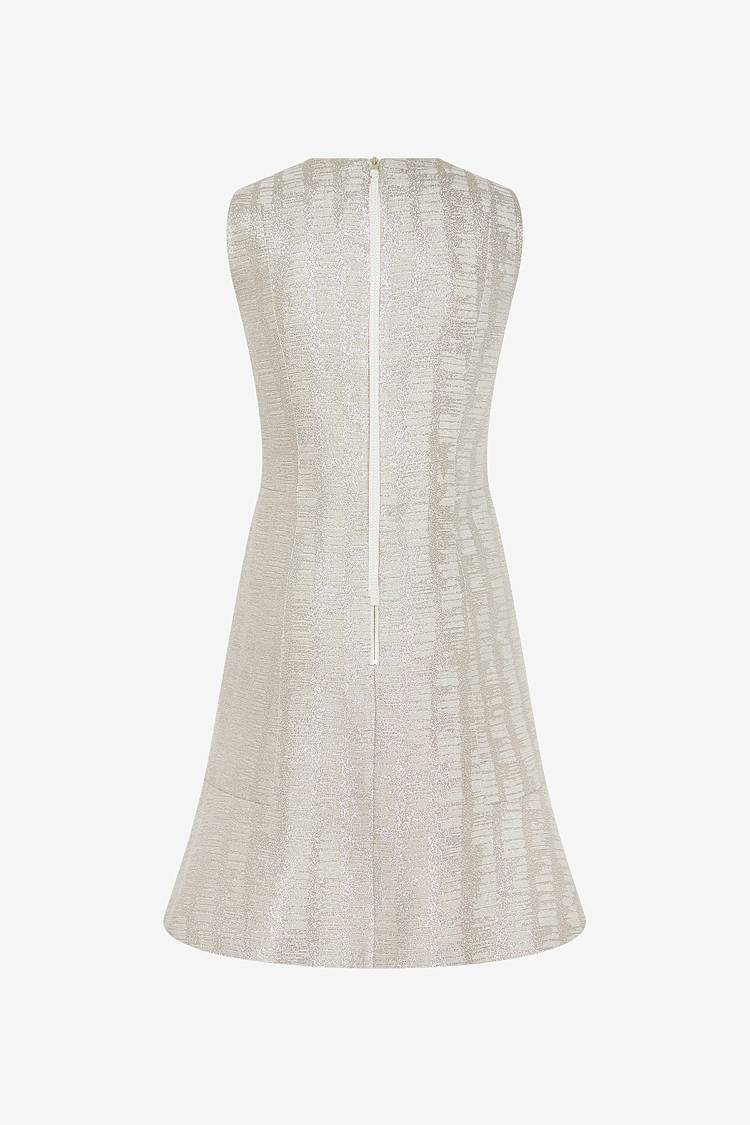 Sly 010 Tailliertes Kleid aus funkelndem Lurex-Jacquard Angebote