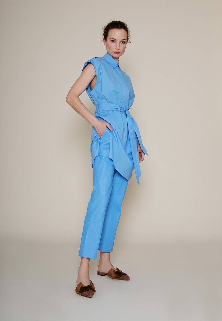 Sly 010 Klassische Hose aus Nappa Leder Meist gekauft