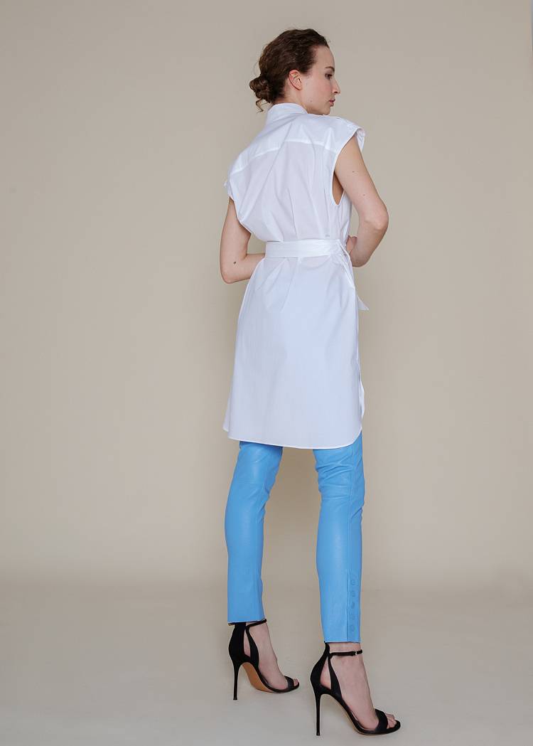 Sly 010 Figurbetonte Strechleder Hose Outlet