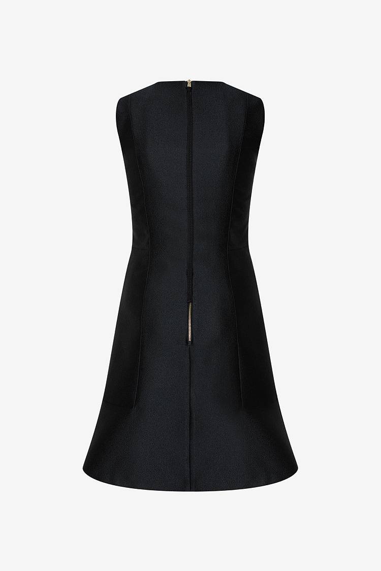Sly 010 Ärmelloses tailliertes Kleid aus Taft Outlet