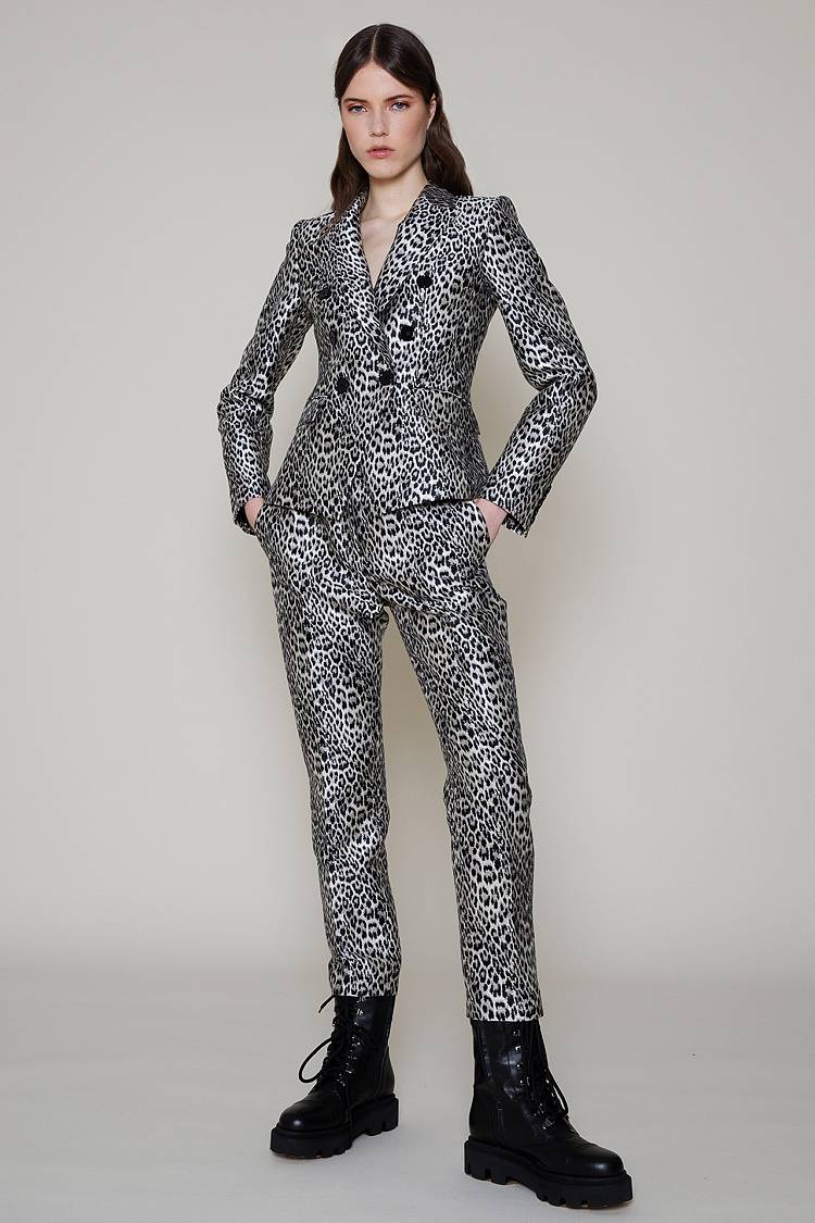 Sly 010 Klassische Hose aus Leojacquard Outlet