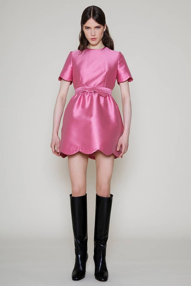Sly 010 Verspieltes Kleid aus Seidentaft Verkauf