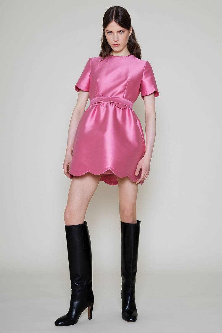 Sly 010 Verspieltes Kleid aus Seidentaft Verkauf