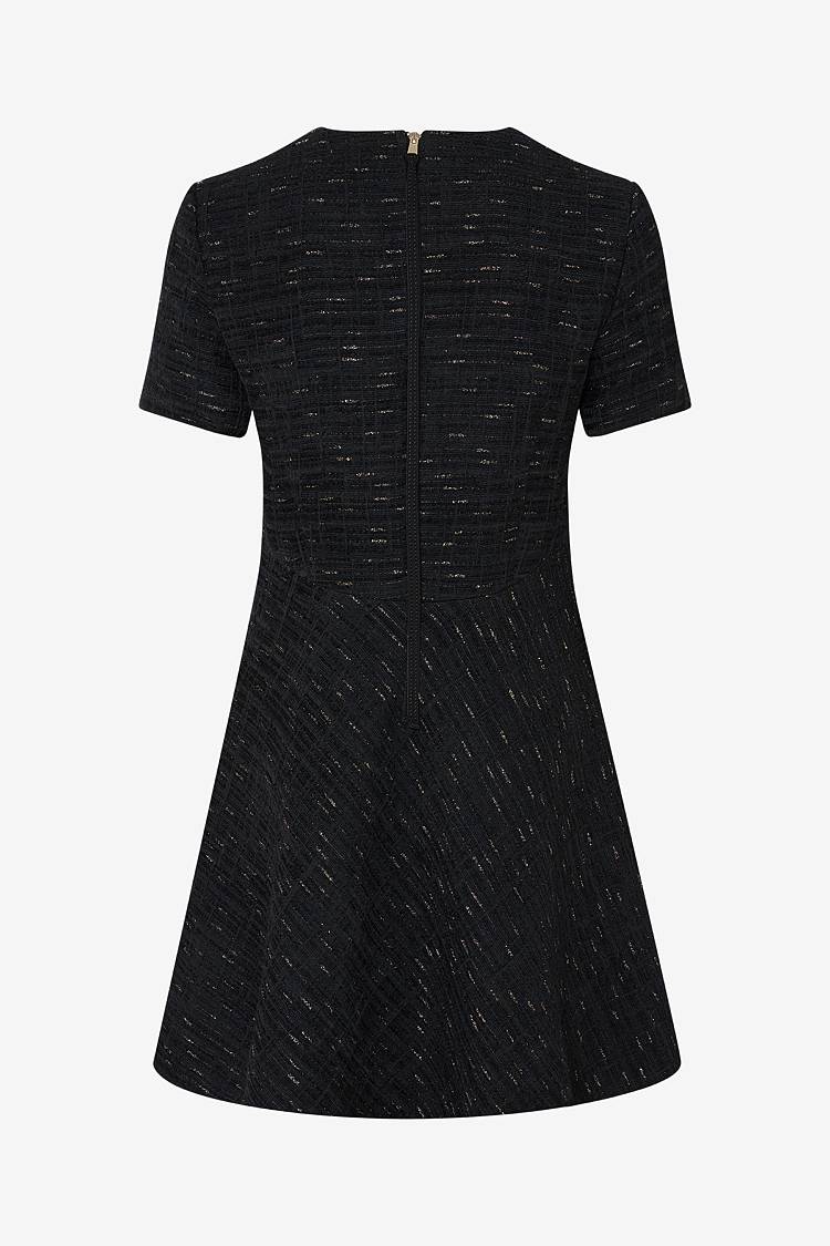 Sly 010 Schlichtes Tweedkleid mit Seitentaschen Outlet