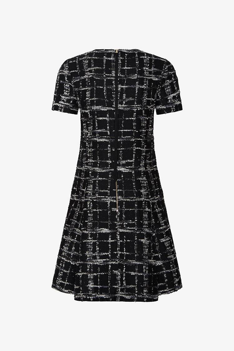 Sly 010 Kurzes Tweed-Kleid in A-Linie Meist gekauft