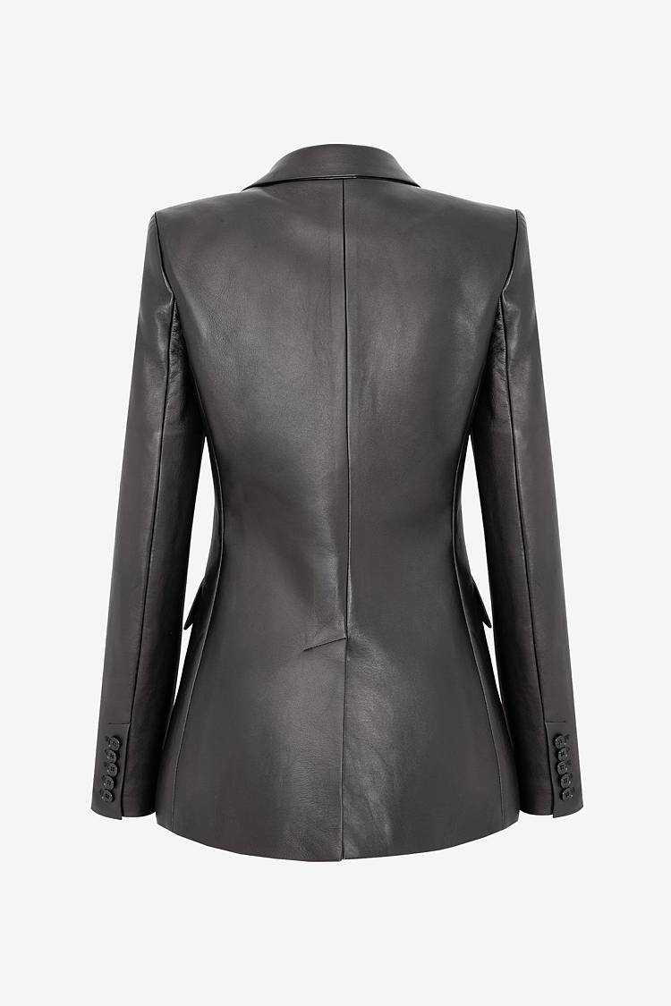 Sly 010 Taillierter Blazer aus Leder Blitzverkäufe