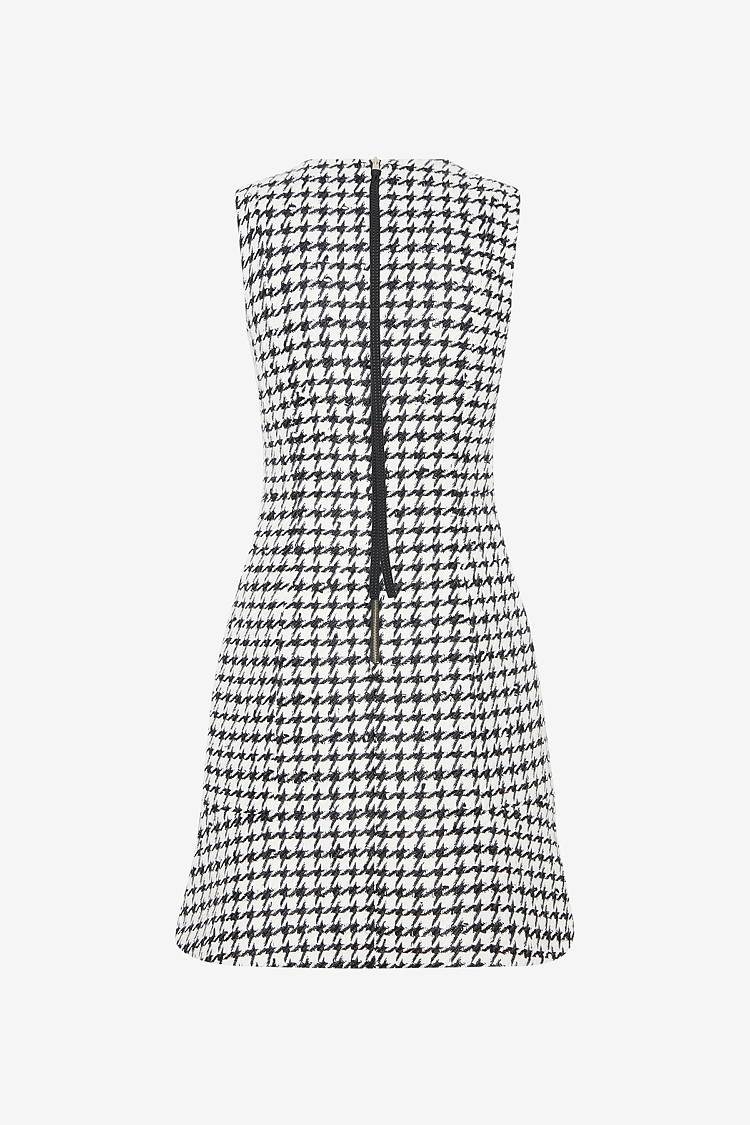 Sly 010 Ärmelloses tailliertes Tweedkleid Verkauf